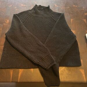 American Eagle Outfitters Dark Knit Turtleneck Sweater
